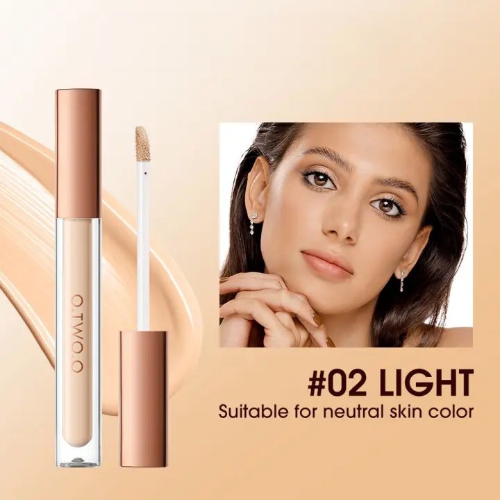 O.TWO.O corrector Base de maquillaje mate ligero impermeable ojos ojeras base crema corrector facial Comestics - 1