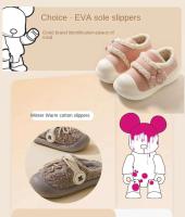 Zapatillas de interior para mujer, zapatos de algodón Mao con forro polar cálido antideslizante, suela gruesa, suela de EVA, otoño e invierno, novedad de 2024 - details 3