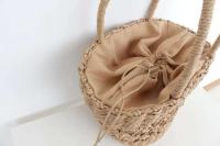 Popular bolso de playa tejido con agujeros de paja para verano, carteras, bolsos de mano profesionales para mujer, bolsos de mano para mujer - details 8