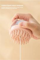 Cepillo de Perro de Silicona Suave Desenredador de Pelos Masajeador de Baño - details 5
