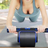 Rodillo Abdominal de rebote automático, ejercitador de rueda, músculos del brazo, culturismo, gimnasio en casa, equipo de Fiess - details 3