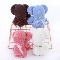 Toalla de oso de terciopelo Coral para decoración del hogar, toalla de lavado de cara súper absorbente, suave, regalo de cumpleaños y boda, 30/75CM - details 15