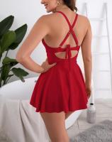 Traje de baño de talla grande para mujer, traje de baño de una pieza, falda camisola - details 17