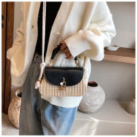 Bolso de mano de paja de moda para mujer, bolso de hombro tipo bandolera de cuerda de alto valor, novedad de verano - details 15