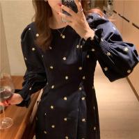 Vestido de manga larga para mujer, traje Vintage bohemio para fiesta y otoño, Y2k - details 27