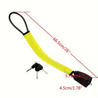 Cerradura de seguridad antirrobo para coche, Combo de volante y cinturón de seguridad, resistente, para carros de Golf, 1 unidad - details 3