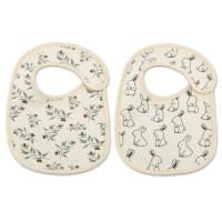 Baberos de Algodón para Bebé Impermeables Paquete de 2 Suaves Toallas de Saliva para Recién Nacidos Niños y Niñas Madre & Bebé - details 10