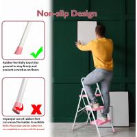Escaleras Plegables de 150KG Pedales Antideslizantes Anchos Taburete Escaleras de Mano de Acero - details 2