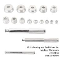 Juego de 17 piezas de Extractor de montaje de rodamiento pequeño, herramientas de montaje y desmontaje de aleación de aluminio - details 4