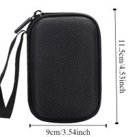 Bolsa de almacenamiento EVA a prueba de golpes, bolsa protectora a prueba de polvo para almacenamiento de auriculares, bolsa organizadora de cables de datos ligera y resistente al desgaste - details 1