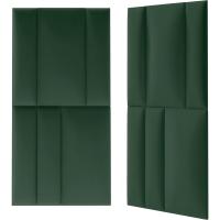 30 x 60 cm, Juego de 8 Piezas, Cabecero para Cama, Salón, Pared Decorativa, Tapizado Decoración 3D Moderna para Dormitorio, Insonorizante, Cojines Acústicos de Pared, Verde - details 1