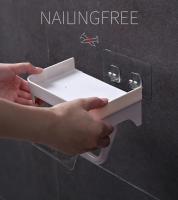 Soporte de papel toalla de baño adhesivo para pared, accesorio de cocina sin perforar, organizador de papel higiénico - details 15