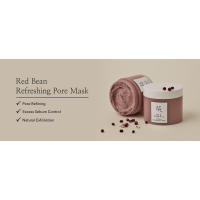 Red bean refreshing pore mask, pore refining, excess sebum control, natural exfoliation