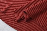 Vestido de Verano Elegante Estilo Europeo Americano Cuello Redondo Falda Elástica de Punto - details 11