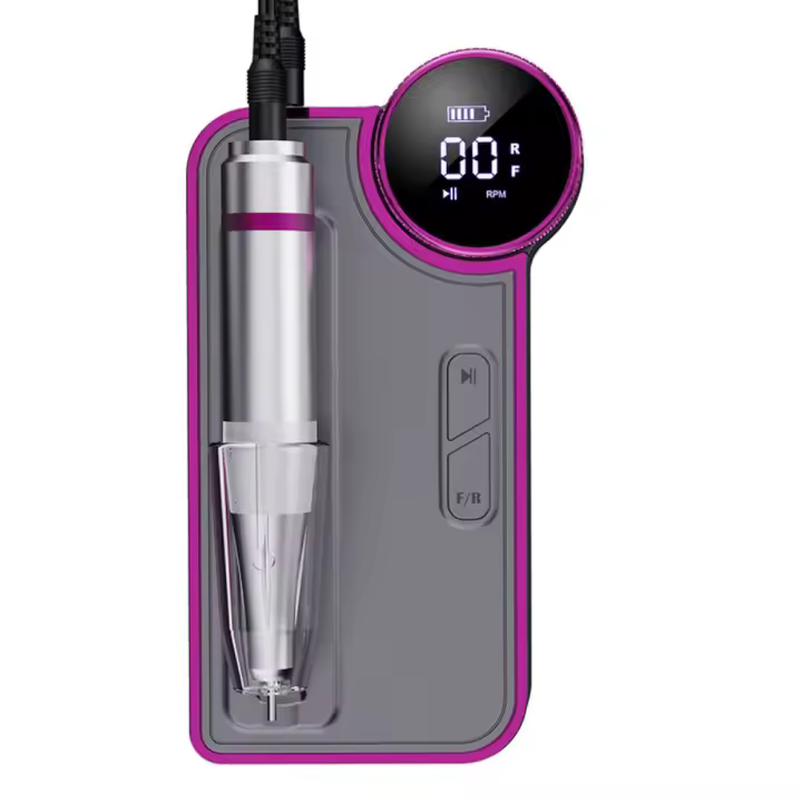Lijadora eléctrica profesional para uñas, equipo de pulido para quitar esmalte de Gel acrílico, 35000RPM - 1