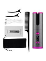 Set de Rizos Automáticos sin Cable Herramienta de Estilismo de Temperatura Ajustable con Pantalla LED Equipo de Belleza para Ondas - details 10