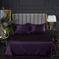 Bonenjoy-sábana lisa y sedosa para el hogar, ropa de cama de Color sólido, estilo lujoso, sin funda de almohada, 1 unidad - details 17
