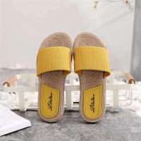 Sandalias de mujer informales con chanclas de cuerda de cáñamo, prendas de vestir, estilo étnico, novedad de verano - details 16