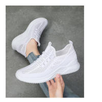 Zapatillas de running ligeras de malla con suela blanda para mujer, zapatillas deportivas informales huecas y transpirables - details 17