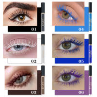 Kit de 6 Máscaras de Pestañas de Colores, Rímel de Fibra de Seda 3D - Impermeable Larga Duración y Volumen Longitud Rizado, Impermeable y Anti manchas 24h, Cosmético Maquillaje Mujeres - DNM - details 1