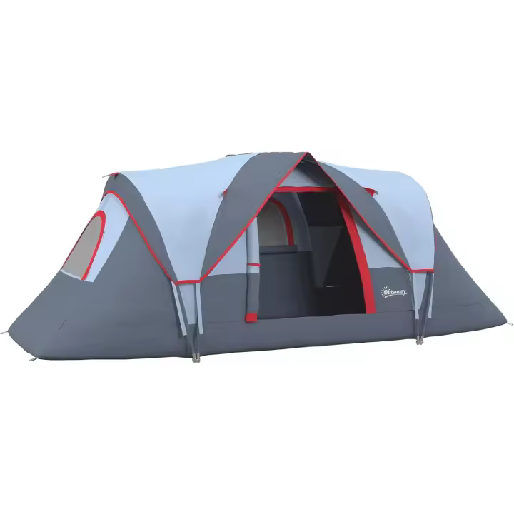 Tienda de Campaña para 5 Personas Tienda de Acampada de Túnel Impermeable 3000mm+ - 1