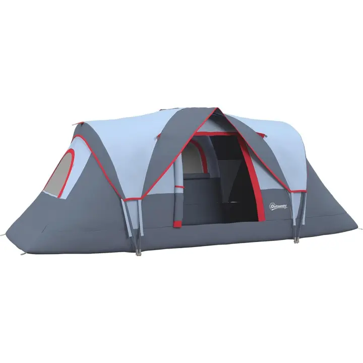 Tienda de Campaña para 5 Personas Tienda de Acampada de Túnel Impermeable 3000mm+ - 1