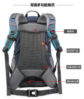 2025 nueva Mochila deportiva al aire libre Bolsa de montañismo 50L Senderismo para hombres y mujeres Bolsa para acampar Mochila de viaje Regalo - details 25