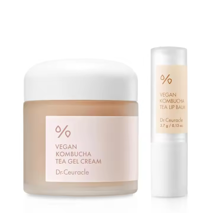Dr.Ceuracle caliente |   Crema de gel de té de kombucha vegana + bálsamo labial - 1