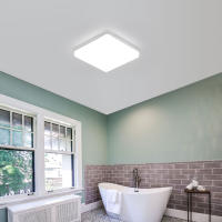 Goeco Luz de Techo LED Moderna 36W, IP44, 4050LM, 6500K, Luz Blanca Fría, PVC, Iluminación Interior, Montaje en Parachoques - details 2