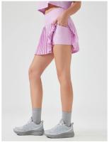 Nuevas faldas pantalón de tenis deportivas para mujer, medias de cintura alta, pantalones cortos de tenis para Yoga, faldas con bolsillos, minifaldas plisadas sólidas antiagotamiento - details 20