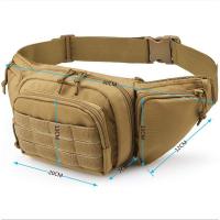 Riñonera de cintura para hombre, riñonera táctica militar para motociclista, deportes, escalada, Camping, herramienta masculina de nailon, eslinga en el pecho y la cadera - details 6
