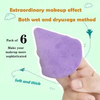 Juego de 12 esponjas de base de maquillaje esenciales para principiantes, de combustión, tamaño pequeño, mediano y grande - details 6