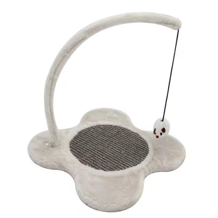 Juguete Rascador para Gatos COTTECOTA Balancín Interactivo de 39*35cm con Ratón Falso - 1