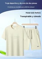 Traje casual de verano para hombre Traje corto con camiseta - details 1