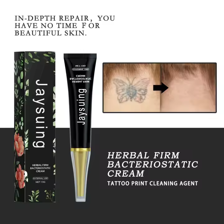 Jaysuing crema para eliminar tatuajes eliminación permanente indolora fuerza tatuaje hidratar crema de limpieza de la piel rápida - 1