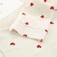 Novedad de verano, conjunto de manga larga 100% algodón con estampado de corazón de amor, pijama con botones para mujer con cuello TRE de 2 piezas, pijamas - details 14