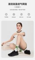 Zapatos vulcanizados de verano para hombre, par de calcetines, calzado deportivo informal para hombre y mujer, calzado para correr al aire libre, zapatos de malla de suela gruesa, zapatillas de deporte para mujer - details 4