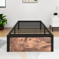 Cama con Plataforma de Metal, Marco de Cama de 140 x 200 cm, Cama de Metal con somier de láminas de Metal, Moderna Cama de Metal para Adultos, niños, Adolescentes, fácil Montaje - details 58