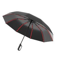 Paraguas plegable totalmente automático con 1 mango y hebilla, fácil de transportar, más grande, más grueso y resistente. Adecuado para hombres y mujeres, portátil y resistente al viento, resistente al viento de doble capa, varios huesos de paraguas, asas - details 13