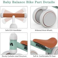 Bicicleta sin pedales para niños a partir de 1 año de equilibrio, juguetes para bebés de 1 año, bicicleta para bebés con 4 ruedas para bebés de 10 a 24 meses, primera bicicleta para niños y niñas como regalo - details 29