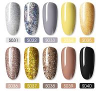 ROSALIND-Juego de esmaltes en Gel para uñas, Set de 4/5/6 piezas, con purpurina, para capa superior y Base semipermanente, LED UV - details 5