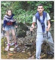 Pioneer Trekking Poles Par de Palos Nórdicos de Caminhada Aluminio Aleado 2Pcs Deportes y Cazada - details 9