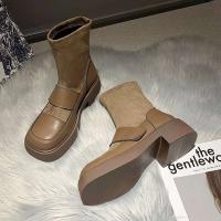 Nuevas botas de combate Oxford de tobillo de marca alta, zapatos largos de moda para mujer, Guangzhou barato - details 9