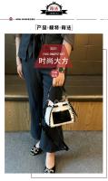 Bolso de mujer de marca de Hong Kong, impreso, de cuero genuino, bolso de cubo versátil de moda2025Nueva Bolsa Casual para Mujeres de Viaje al Aire Libre - details 5
