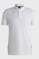 Polo BOSS pallas en algodón beige negro - details 10