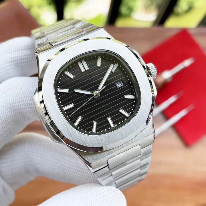 Reloj de cuarzo suizo para hombre, cronógrafo de lujo, de acero inoxidable, a la moda - 1