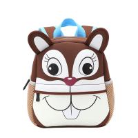 Mochilas escolares de animales para niños pequeños, morral Escolar de neopreno con dibujos de monos en 3D, para guardería - details 10