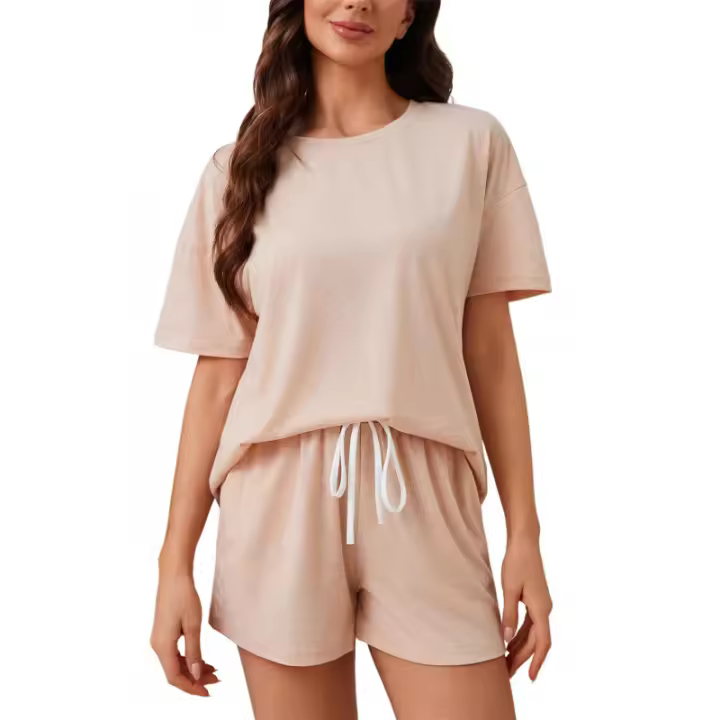 Conjunto de Shorts Cómodos y Casuales de Moda para Mujeres Europeas y Americanas - 1