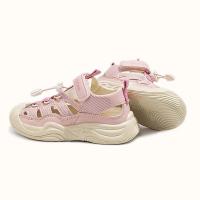 Sandalias para niñas, sandalias deportivas para niños, novedad de verano 2025, recortes, moda hueca, nueva tendencia, puntera suave, informal, talla 26-36 - details 11