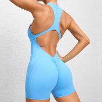 Ropa de mujer, tops, ropa deportiva, conjunto de ropa deportiva, bolsa de yoga, mono, sujetador para exteriores, mono ancho de una pieza para gimnasio 2024 - details 18